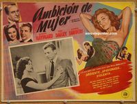 3w470 I CAN GET IT FOR YOU WHOLESALE Mexican movie lobby card '51 sexy Susan Hayward made good!