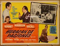 3w504 KEY LARGO Mexican LC '48 Humphrey Bogart, Lauren Bacall, Edward G. Robinson, John Huston!