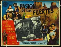3w588 MY DARLING CLEMENTINE Mexican LC R50s John Ford, Henry Fonda, Victor Mature, Linda Darnell