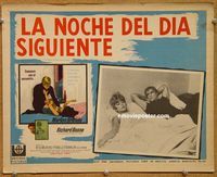 3w600 NIGHT OF THE FOLLOWING DAY Mexican lobby card '69 Marlon Brando, Richard Boone, Rita Moreno