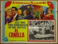 3w685 RIGHT APPROACH Mexican movie lobby card '61 art of Juliet Prowse, Frankie Vaughan, Martha Hyer