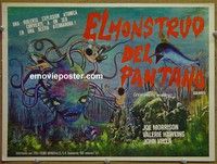 3w174 STING OF DEATH Mexican TC '65 Neil Sedaka, great undersea monster art!