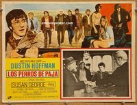 3w749 STRAW DOGS Mexican movie lobby card '72 Dustin Hoffman, Susan George, Sam Peckinpah