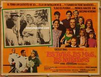 3w858 YOURS, MINE & OURS Mexican LC '68 great image of Henry Fonda, Lucy Ball & their many kids!