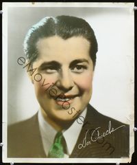 3w081 DON AMECHE color 14x17 movie still '30s great close up smiling portrait wearing suit & tie!