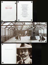 3w155 HEAVEN'S GATE promo brochure '81 Michael Cimino, images of Kristofferson & Huppert dancing!