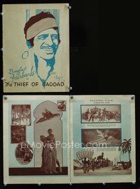 3w127 THIEF OF BAGDAD program book '24 great art portrait of Douglas Fairbanks by F. Murray Breen!