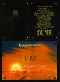 3w146 DUNE promo brochure '84 David Lynch, cool completely different desert image!