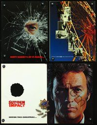 3w169 SUDDEN IMPACT promo brochure '83 Clint Eastwood is at it again as Dirty Harry, great images!