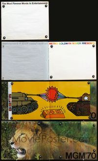 3w103 METRO GOLDWYN MAYER PRESENTS studio yearbook '70 includes different art from Kelly's Heroes!