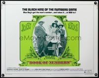 3x306 BOOK OF NUMBERS half-sheet poster '73 Raymond St. Jacques, the black king of the numbers game!