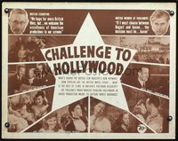 3x323 CHALLENGE TO HOLLYWOOD 1/2sh '45 post-war English documentary,J. Arthur Rank,Darryl F. Zanuck