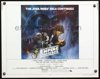3x358 EMPIRE STRIKES BACK GWTW style 1/2sh '80 George Lucas sci-fi classic, cool art by Roger Kastel