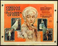3x381 GARDEN OF EDEN 1/2sheet '28 wonderful full-length & close up images of sexy Corinne Griffith!
