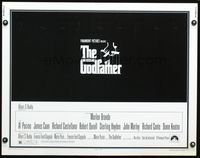 3x393 GODFATHER half-sheet poster '72 Marlon Brando, Al Pacino, Francis Ford Coppola crime classic!