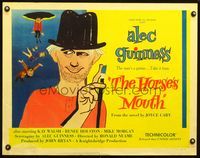 3x414 HORSE'S MOUTH half-sheet movie poster '59 great artwork of Alec Guinness, the man's a genius!