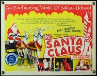 3x558 SANTA CLAUS 1/2sheet R66 wonderful surreal Christmas images, enchanting world of make-believe!