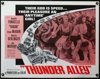 3x605 THUNDER ALLEY half-sheet poster '67 Annette Funicello, Fabian, car racing, lots of sexy girls!