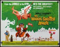 3x637 WORLD'S GREATEST ATHLETE 1/2sh '73 Walt Disney, Jan-Michael Vincent goes from jungle to gym!