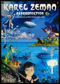 3x148 KAREL ZEMAN RETROSPECTIVE Japanese movie poster '80s father of Czechoslovakian animation!