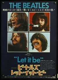 3x166 LET IT BE Japanese '70 The Beatles, John Lennon, Paul McCartney, Ringo Starr, George Harrison