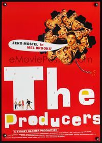 3x212 PRODUCERS Japanese 2001 Mel Brooks, wacky different images of Zero Mostel!