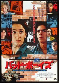 3x027 BAD BOYS Japanese movie poster '85 Sean Penn, Reni Santoni, completely different image!