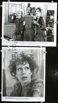3y273 ANNIE 2 8x10 movie stills '82 Carole Burnett portrait & w/Bernadette Peters & Tim Curry!