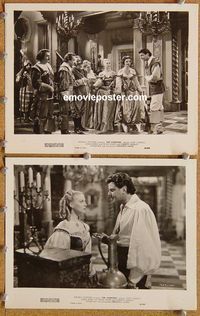 3y282 AVENGERS 2 8x10 movie stills '49 two great images of John Carroll + sexy Adele Mara!
