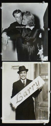 3y345 BUSTER CRABBE 2 8x10 movie stills '40s great images of Crabbe, w/Nora Gale!