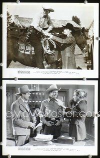 3y349 CALIFORNIA FIREBRAND 2 8x10 movie stills '48 great images of cowboy Monte Hale!