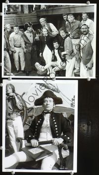 3y354 CARRY ON JACK 2 8x10s '64 English comedy, cool images of Kenneth Williams as Captain Fearless!