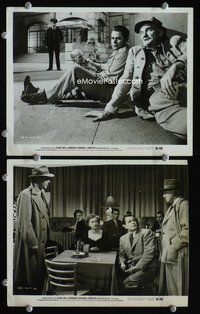 3y370 CONVICTED 2 8x10 movie stills '50 Glenn Ford, Broderick Crawford, Dorothy Malone, film noir!