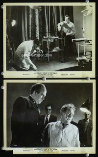 3y376 NIGHT OF THE DEMON 2 8x10 stills '57 Jacques Tourneur directed, cool images of interrogation!
