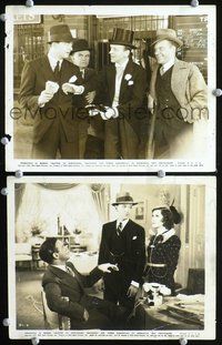 3y378 DAMSEL IN DISTRESS 2 8x10 stills '37 cool image of Fred Astaire w/George Burns & Gracie Allen!