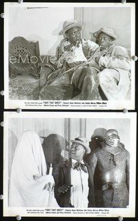 3y416 FIGHT THAT GHOST 2 8x10 movie stills '46 Pigmeat Markham in stereotyped comic horror scenes!
