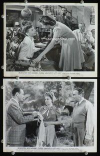 3y439 GEORGE WASHINGTON SLEPT HERE 2 8x10s '42 great images of pretty Ann Sheridan, Jack Benny!