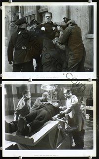 3y441 GHOST OF FRANKENSTEIN 2 8x10 stills R60s two great images of Lon Chaney Jr. as the monster!