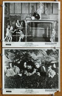 3y445 GNOME-MOBILE 2 8x10 movie stills '67 Walt Disney, cool special effects scenes!