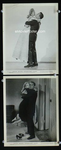 3y568 MATING OF MILLIE 2 8x10 stills '47 great movie stills of Glenn Ford holding Evelyn Keyes!