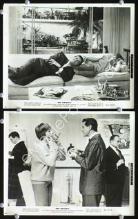 3y591 MY GEISHA 2 8x10 movie stills '62 Shirley MacLaine, Yves Montand & Edward G. Robinson!