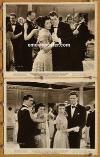 3y642 OUR HEARTS WERE YOUNG & GAY 2 8x10 stills '44 two pictures of pretty Gail Russell dancing!