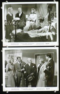 3y651 PEGGY 2 8x10 movie stills '50 great images of Diana Lynn & young Rock Hudson!