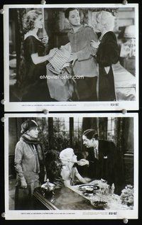 3y659 PLATINUM BLONDE 2 8x10 stills R50 Frank Capra directed, great images of sexy Jean Harlow!