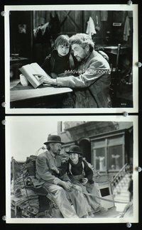 3y672 RAG MAN 2 8x10 movie stills '25 two nice images of young Jackie Coogan w/Max Davidson!