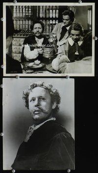 3y683 REMBRANDT 2 8x10 movie stills '36 great images of Charles Laughton in the title role!
