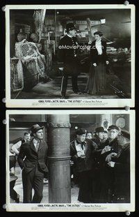 3y765 SISTERS 2 8x10 movie stills '38 Errol Flynn leans on column, Bette Davis at the pier!