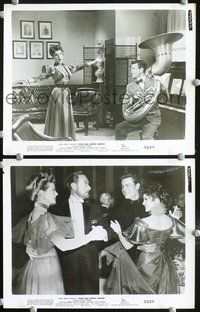 3y807 STARS & STRIPES FOREVER 2 8x10 stills '53 Robert Wagner plays tuba while Debra Paget sings!