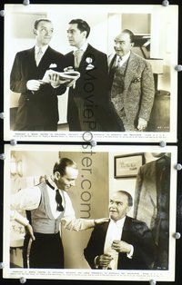 3y840 SWING TIME 2 8x10 movie stills '36 two cool images of Fred Astaire & cast!