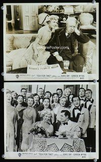 3y856 TEA FOR TWO 2 8x10 movie stills '50 great images of pretty Doris Day!